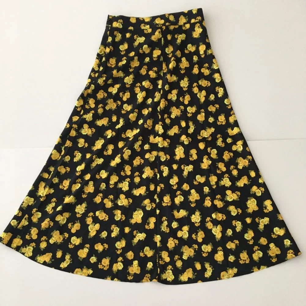 For Love and Lemons Lillian Maxi Skirt - Marigold - Picture 5 of 8